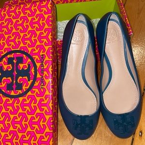 Tory Burch Lowell 2 Leather Ballet Flat Mestico